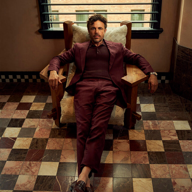 Casey Affleck photoshoot at Downtown LA Proper