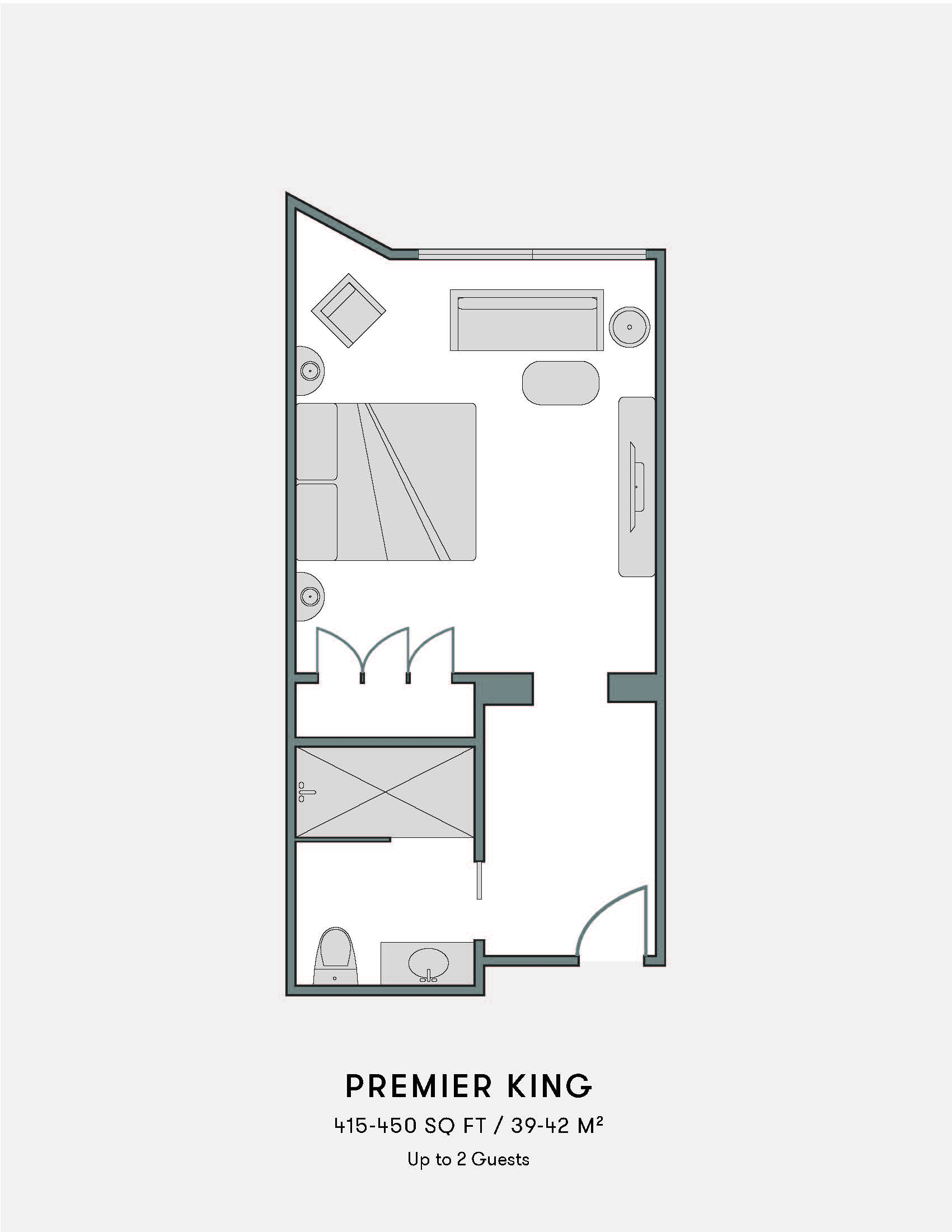 Premier King floor plan