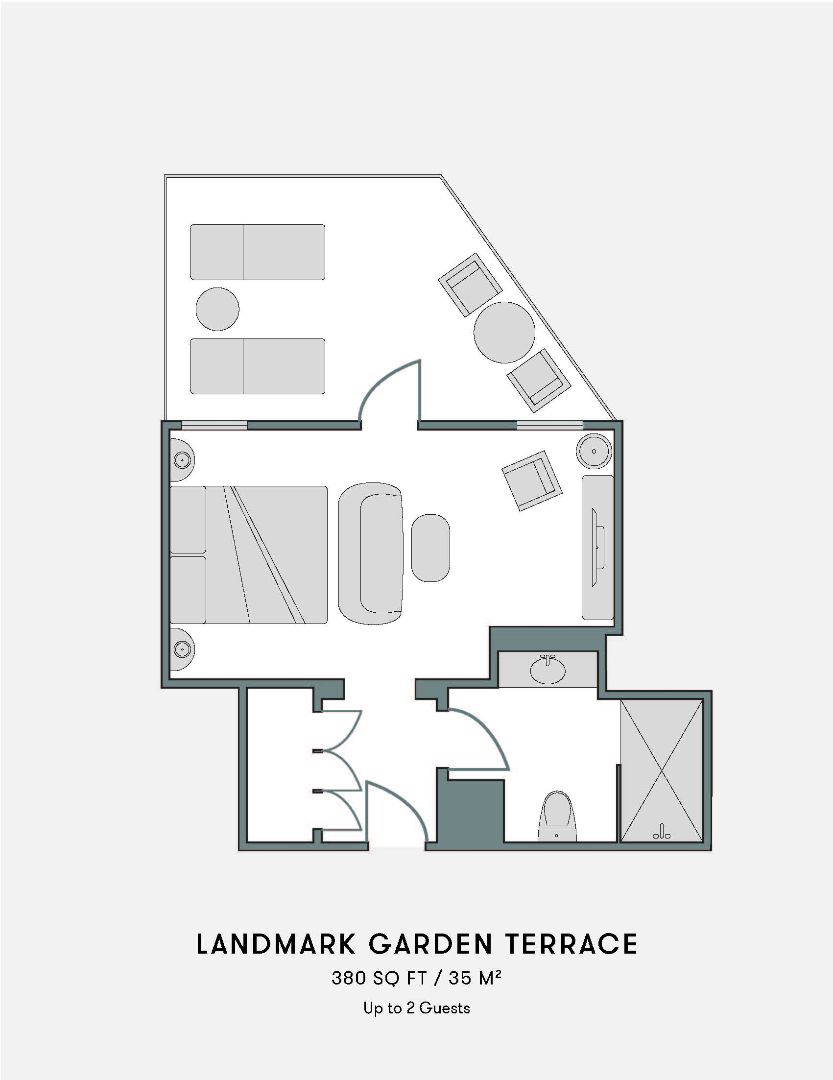 landmark garden terrace floor plan